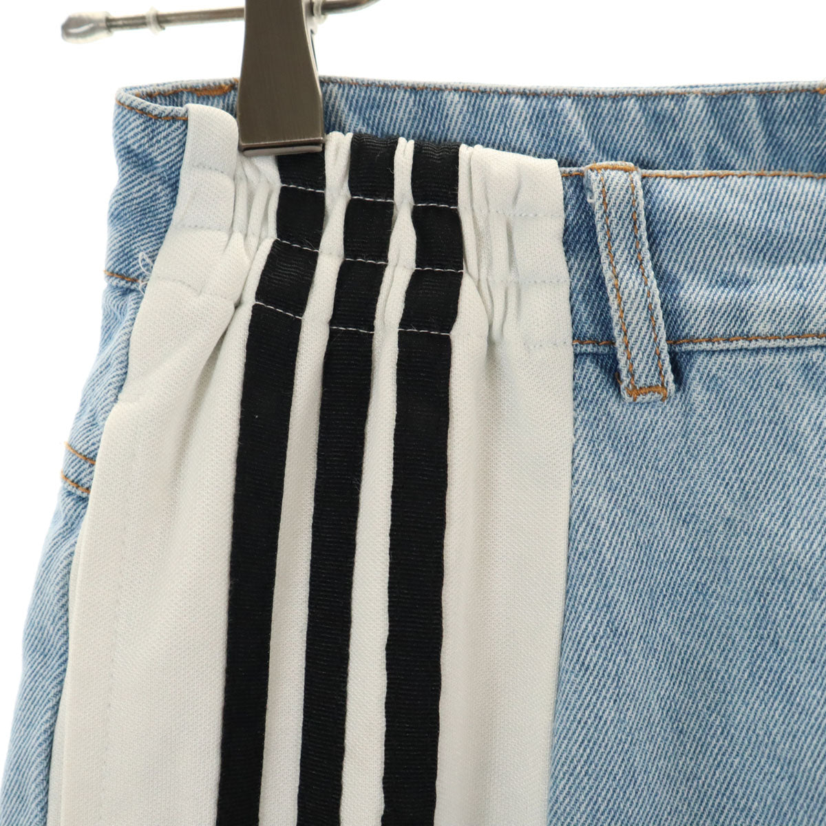 adidas Originals アディダスオリジナルス ストレートデニムパンツ S ブルー系 レディース