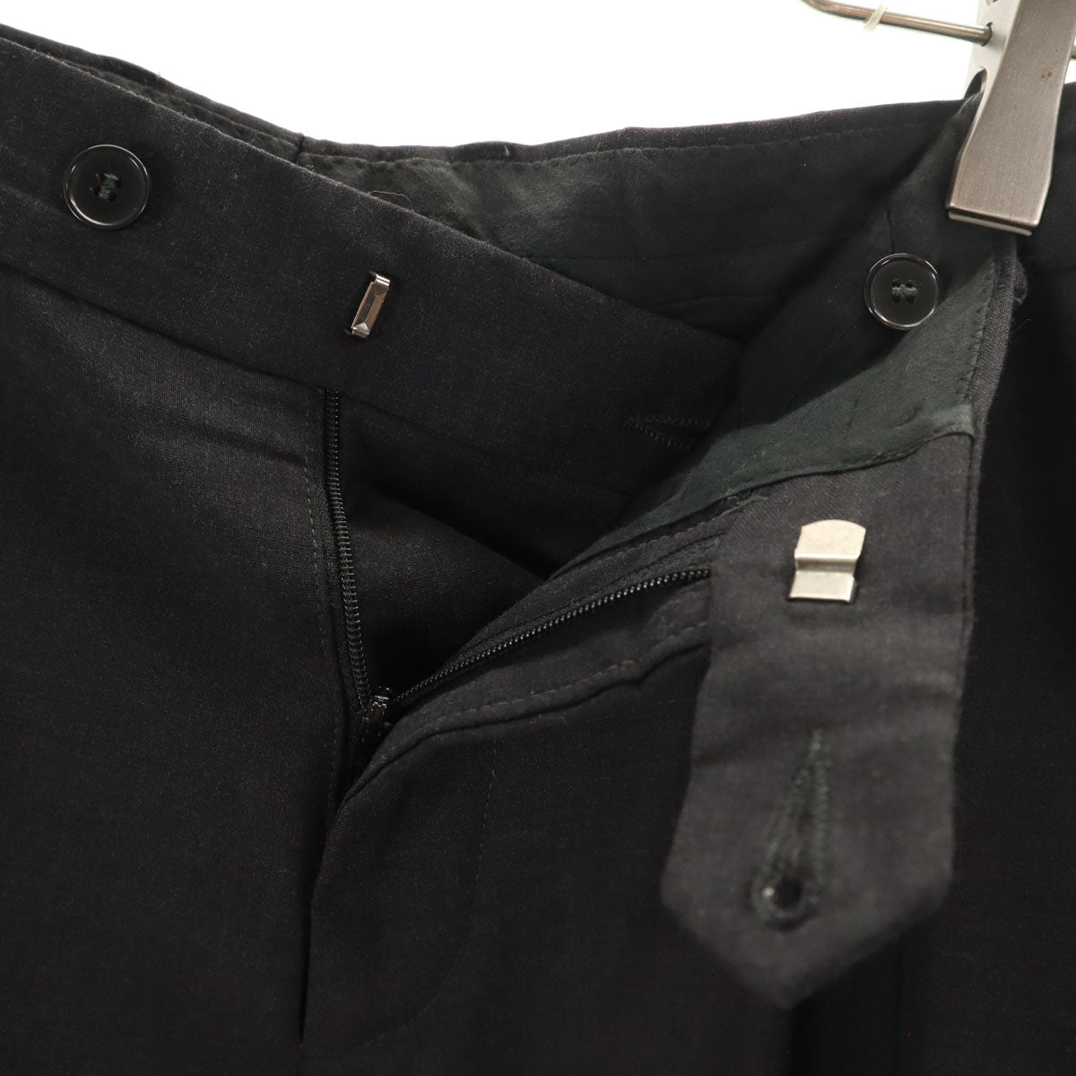 DOLCE&GABBANA ドルチェアンドガッバーナ ウールブレンド スラックスパンツ 50 黒 メンズ