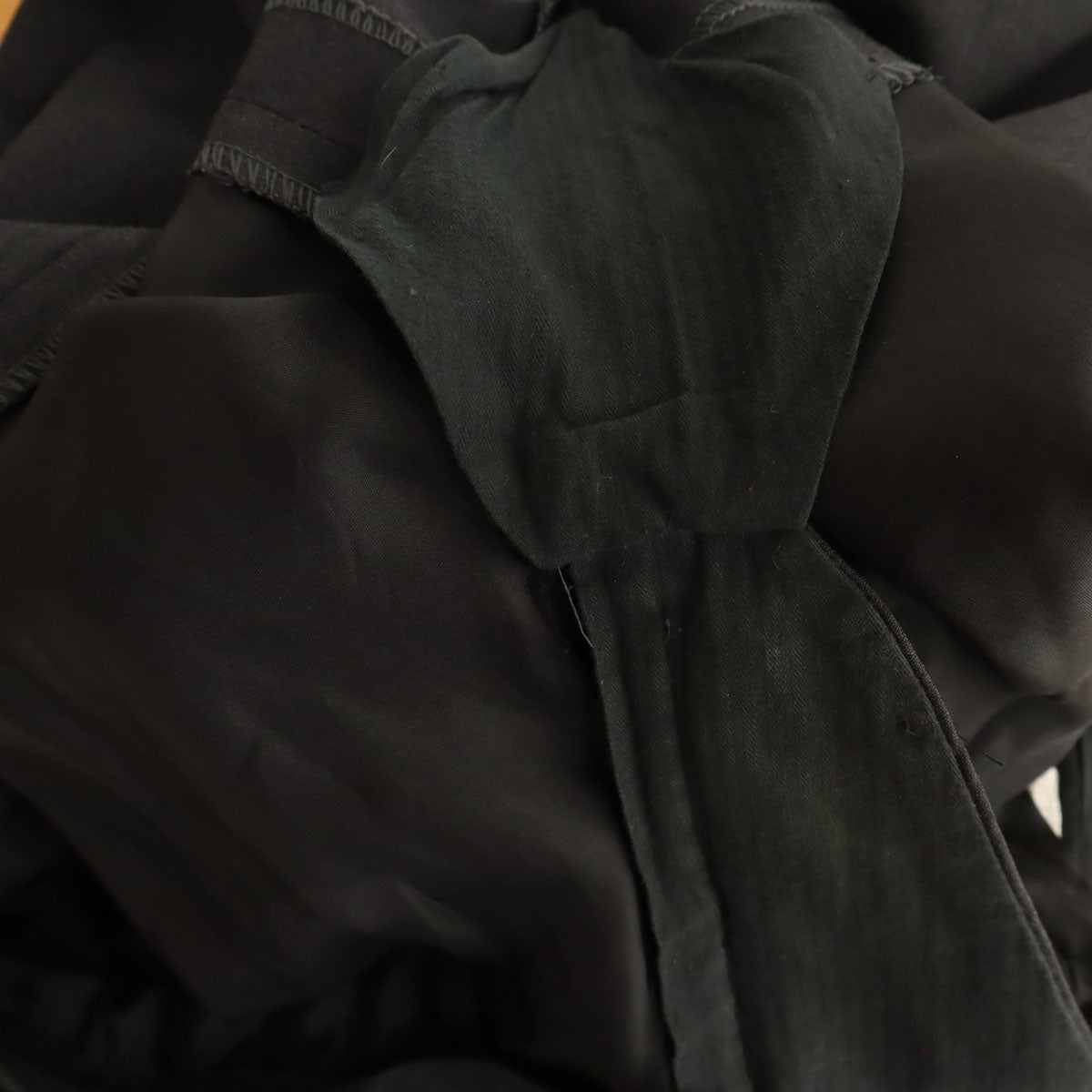 DOLCE&GABBANA ドルチェアンドガッバーナ ウールブレンド スラックスパンツ 50 黒 メンズ