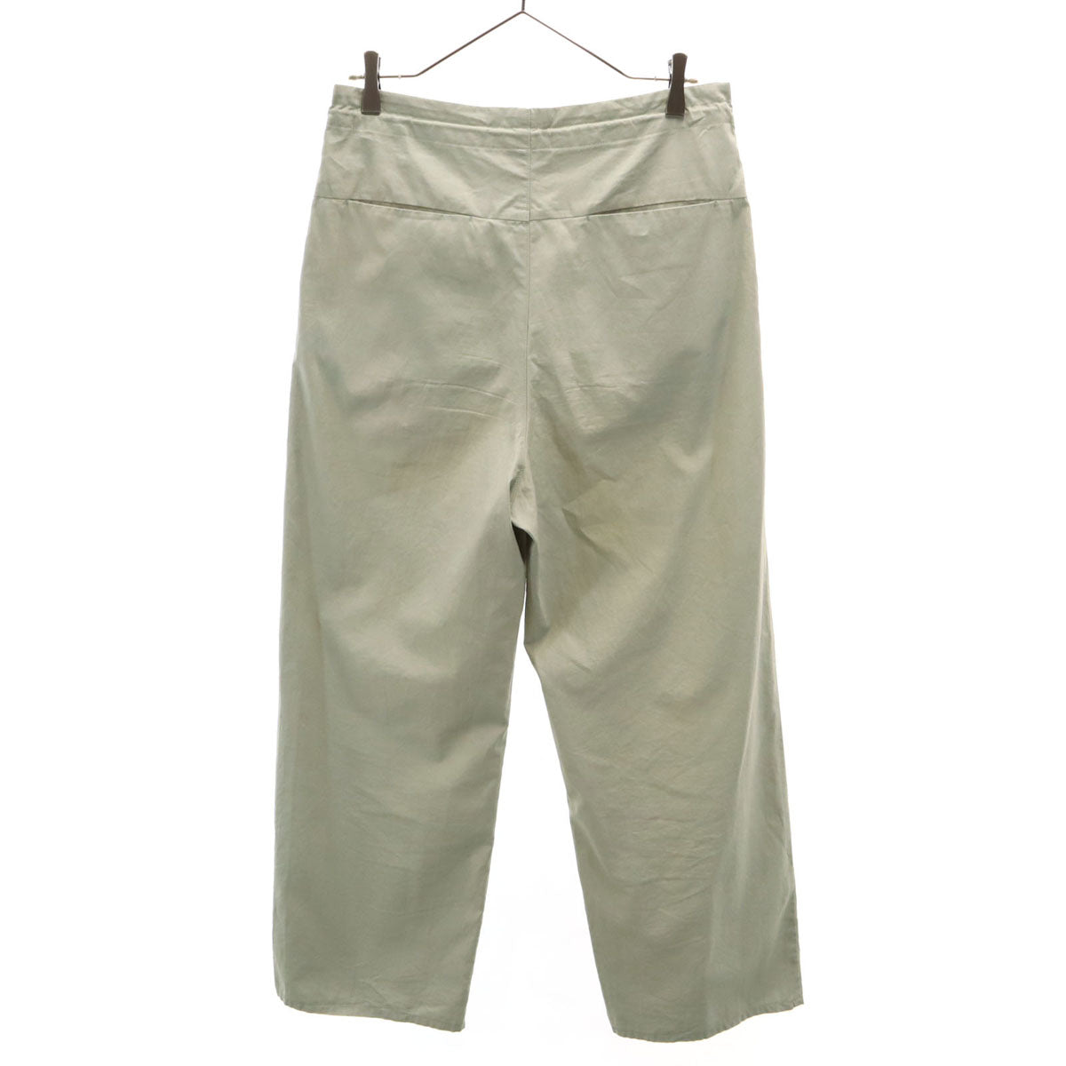 AURALEE オーラリー 日本製 イージー ワイドパンツ 0 グリーン系 レディース