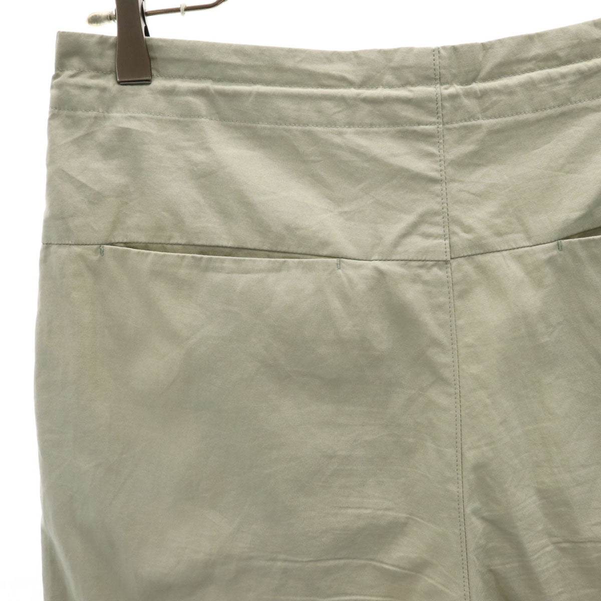 AURALEE オーラリー 日本製 イージー ワイドパンツ 0 グリーン系 レディース