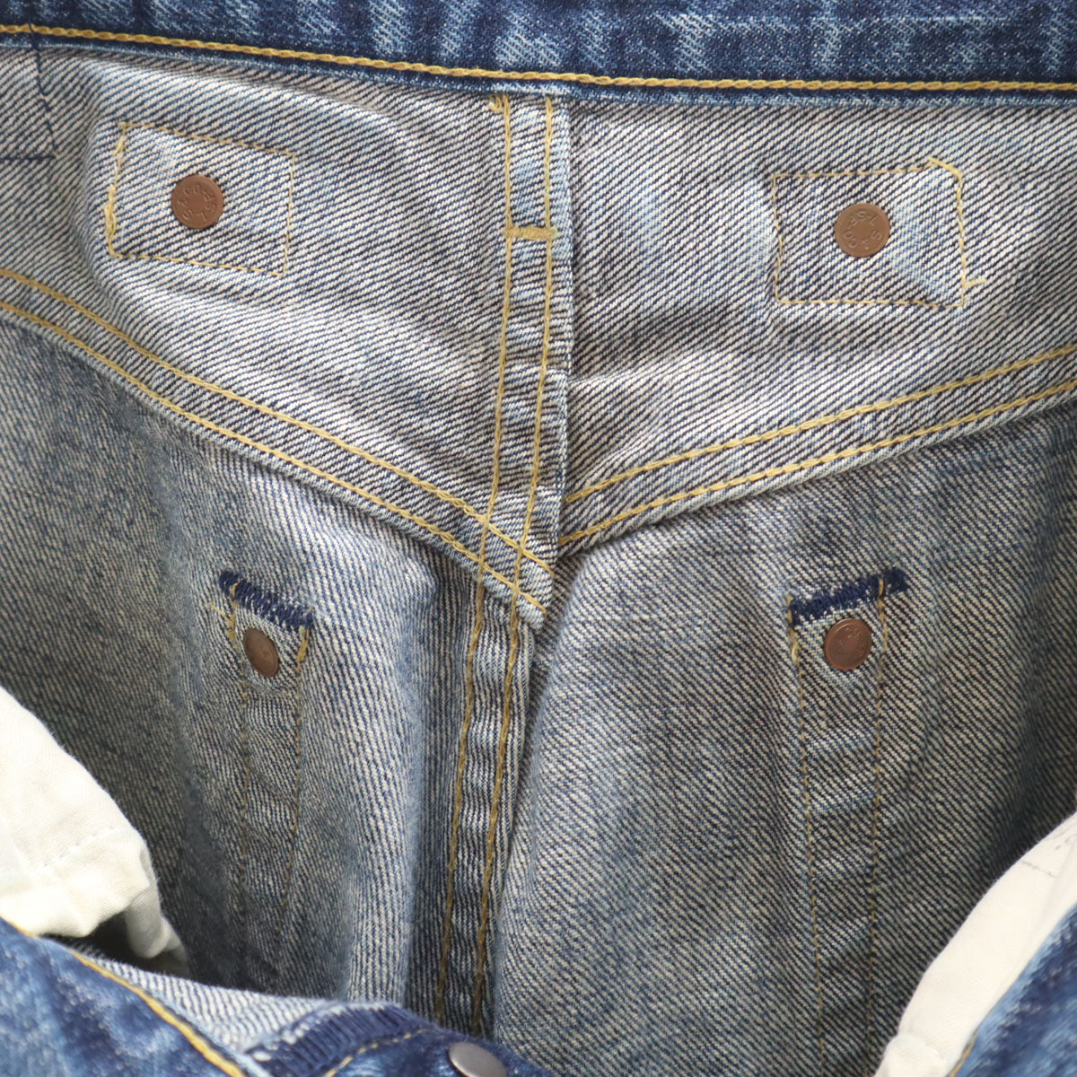 Levi's リーバイス 90s 702 赤耳 ビッグE 日本製 オールド デニムパンツ w31 ブルー系 ジーンズ 隠しリベット メンズ