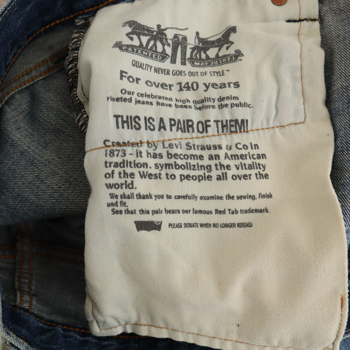 Levi's リーバイス 503 デニムパンツ w33 ブルー系 ジーンズ メンズ