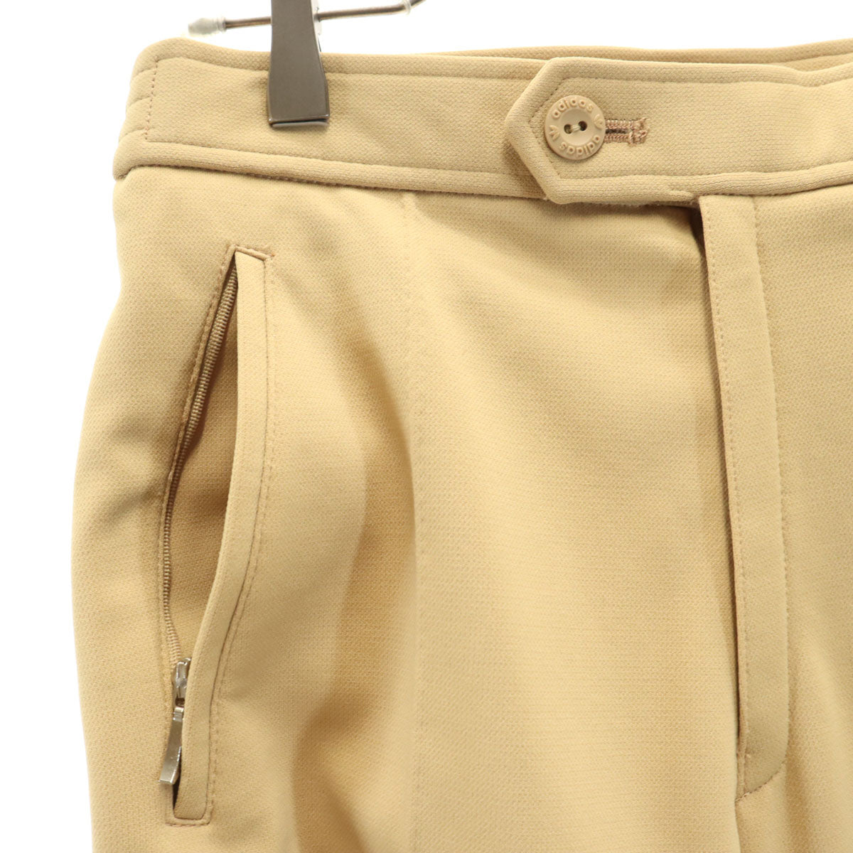 CLUB adidas クラブ アディダス 70s 80s ヴィンテージ デッドストック ロングパンツ 3 ベージュ デサント メンズ