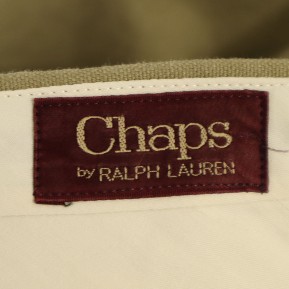Chaps by Ralph Lauren チャップスバイラルフローレン 70s 80s ヴィンテージ ロングパンツ 96ABM6 オリーブ系 メンズ