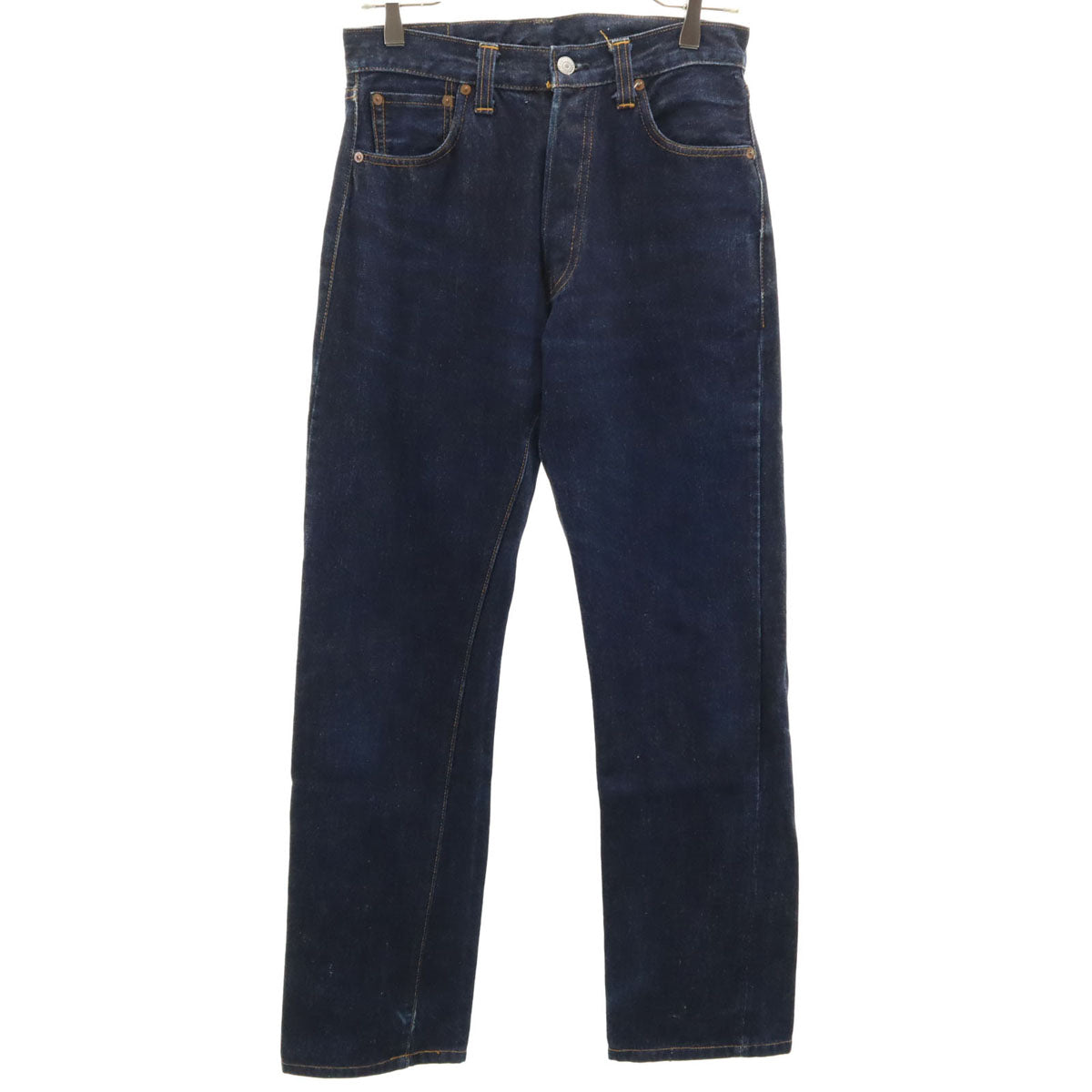 Levi's リーバイス 00s 501XX USA製 555 バレンシア工場 ビッグE 赤耳 ストレートデニムパンツ W31 インディゴ ジーンズ Vステッチ 隠しリベット メンズ