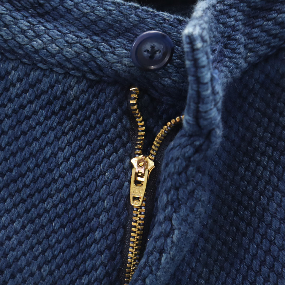 PORTER CLASSIC ポータークラシック 日本製 刺し子 クロップドパンツ S インディゴ メンズ