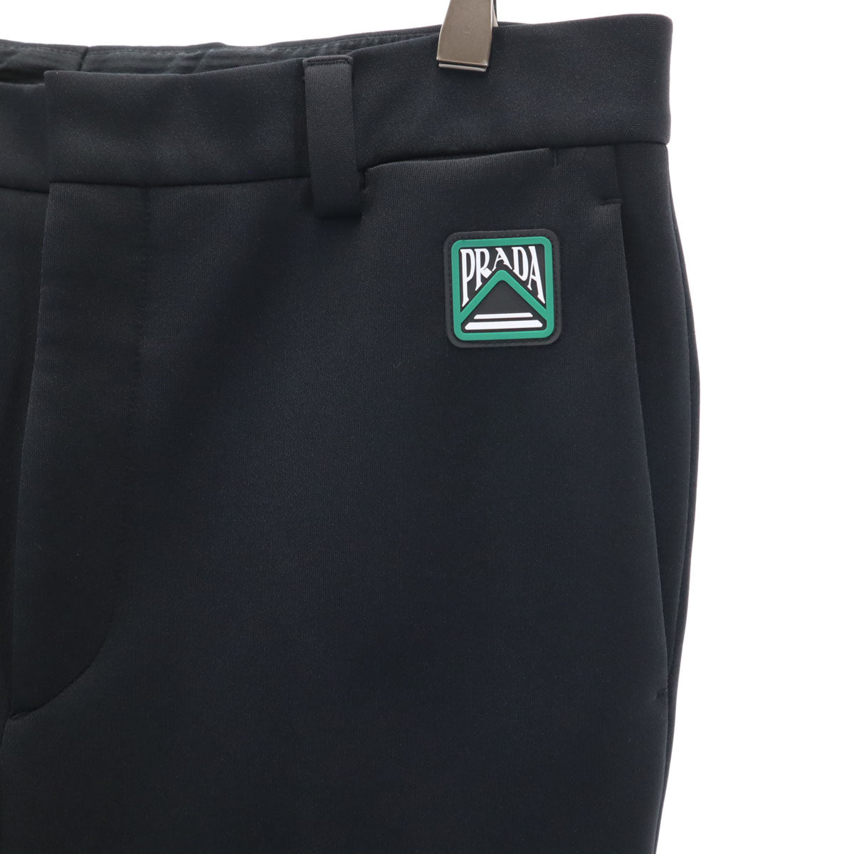 PRADA プラダ イタリア製 ロングパンツ 48 ブラック メンズ