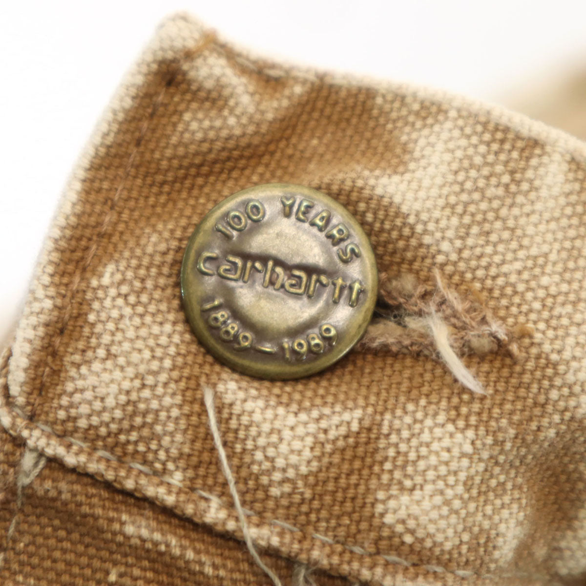 Carhartt カーハート 80s ヴィンテージ ワークパンツ W36 ベージュ 100周年 メンズ