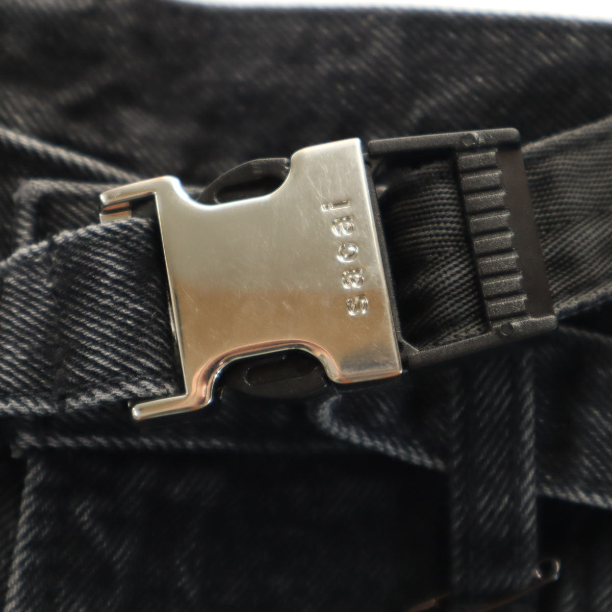 Sacai サカイ 未使用 日本製 デニムパンツ 1 黒系 タグ付き メンズ