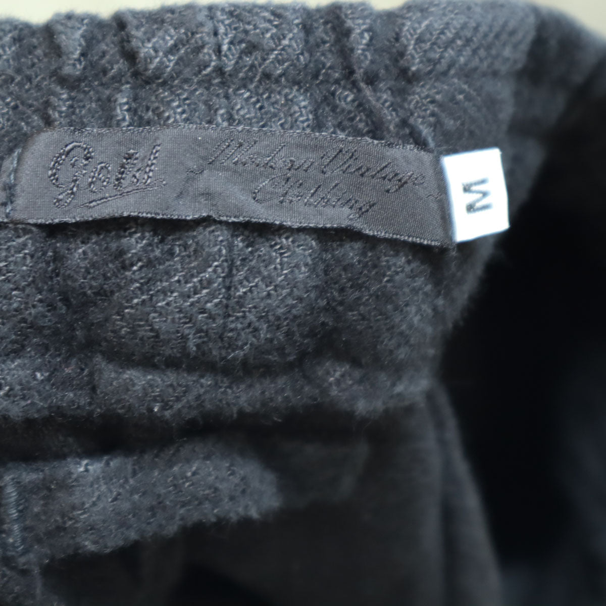 GOLD ゴールド 日本製 リネン パンツ M 黒 東洋エンタープライズ メンズ