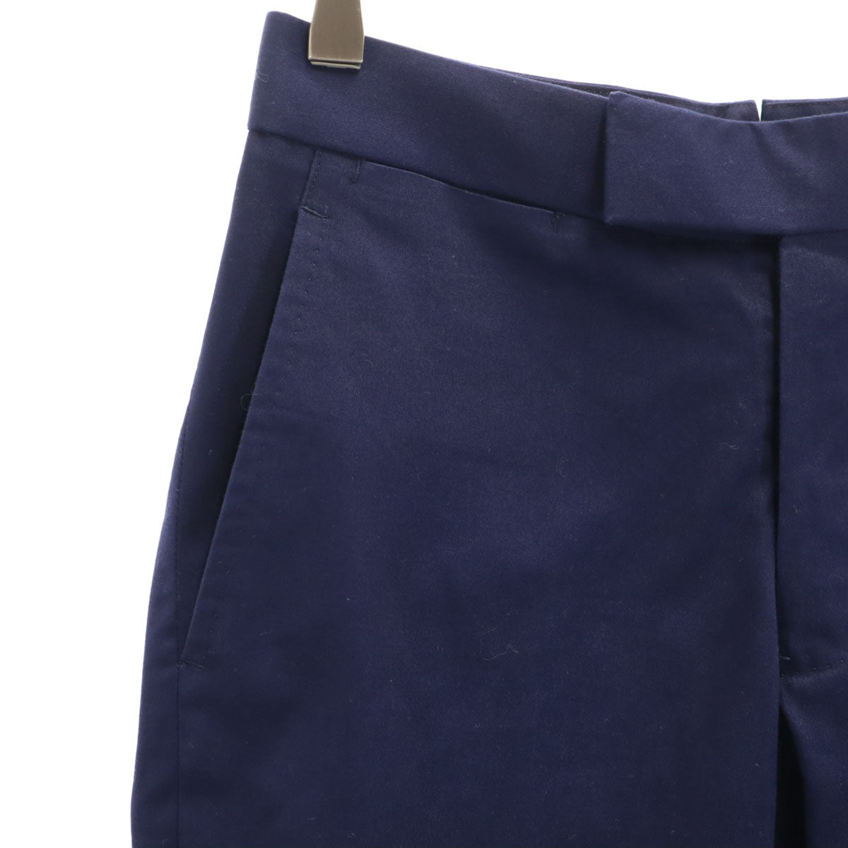 lacquer&c ラクアアンドシー 日本製 スラックスパンツ 42 ネイビー レディース