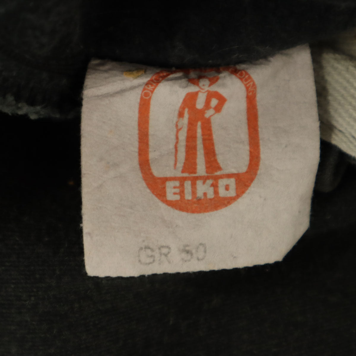 EIKO エイコ 80s 90s オールド ユーロワーク ロガー カーゴパンツ 50 チャコールブラック ワーク メンズ
