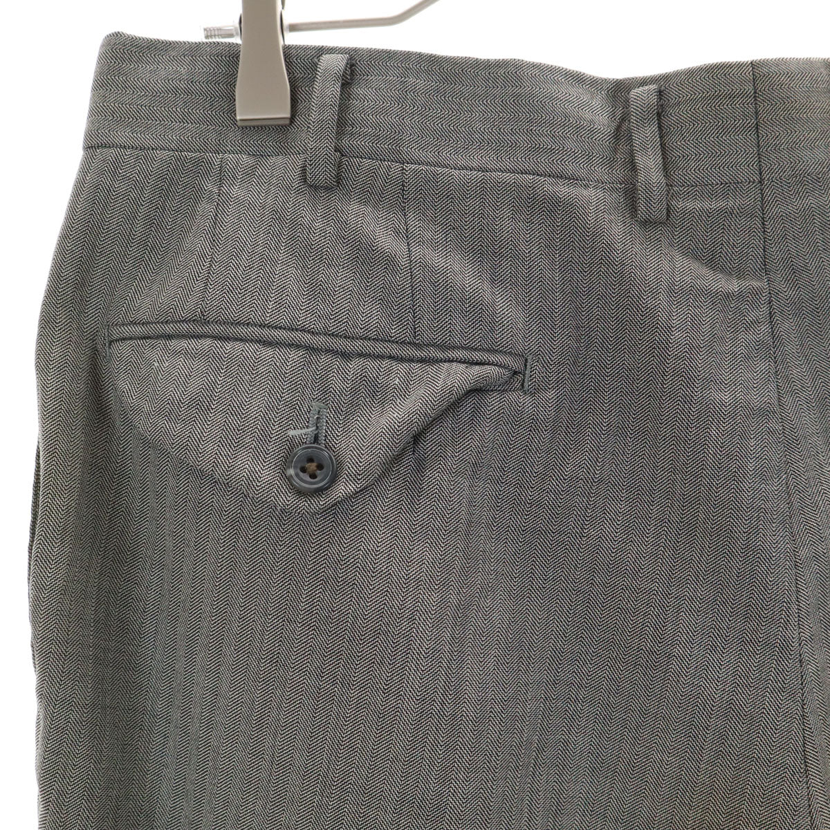 BURBERRY バーバリー 日本製 ウールブレンド スラックスパンツ 88 グレー 三陽商会 メンズ
