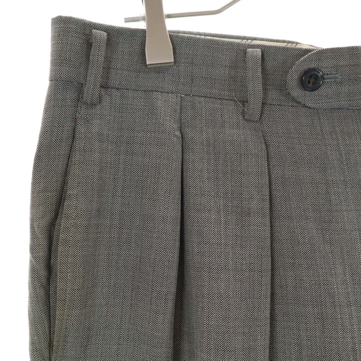 BURBERRY バーバリー 日本製 ウールブレンド スラックスパンツ 88 グレー 三陽商会 メンズ