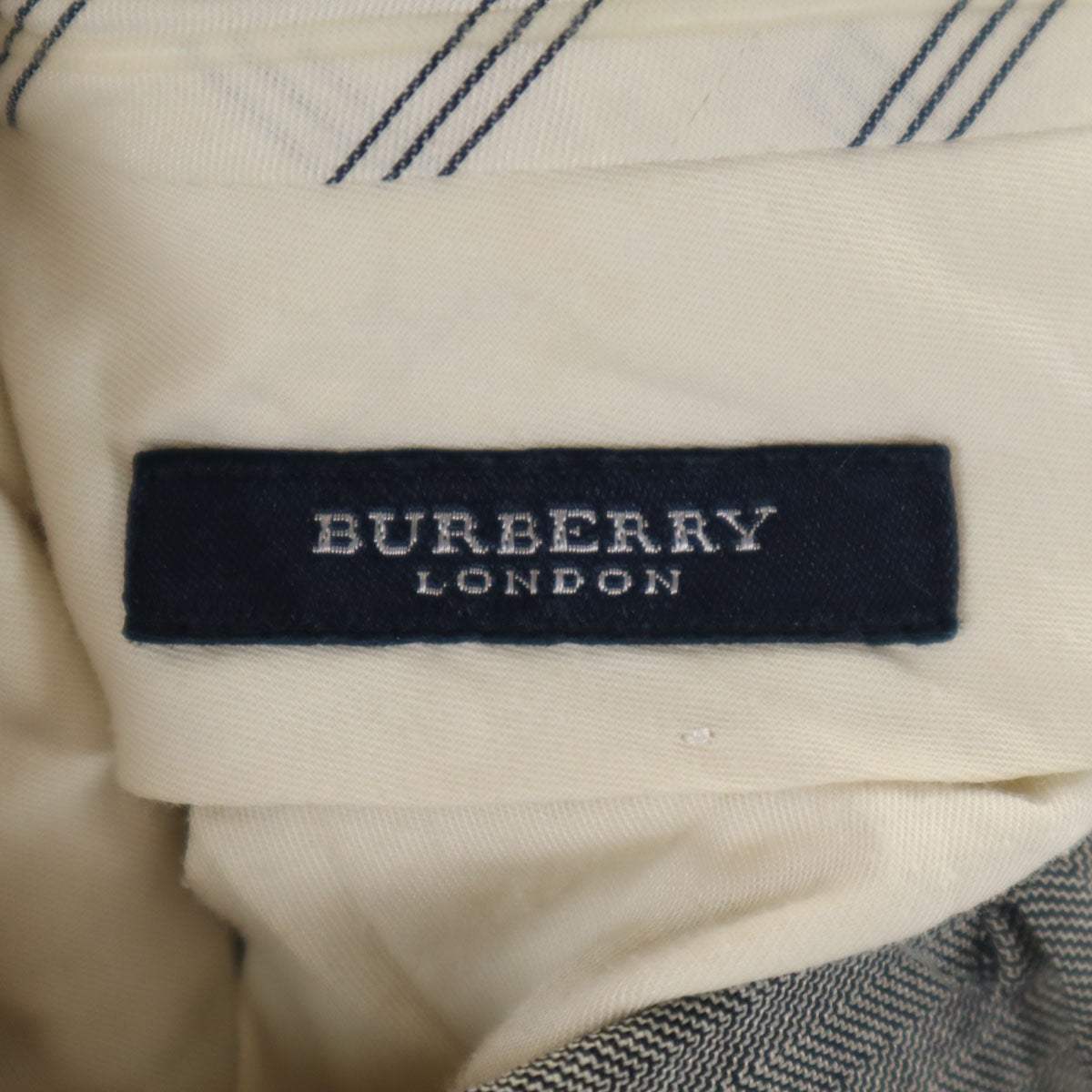 BURBERRY バーバリー 日本製 ウールブレンド スラックスパンツ 88 グレー 三陽商会 メンズ
