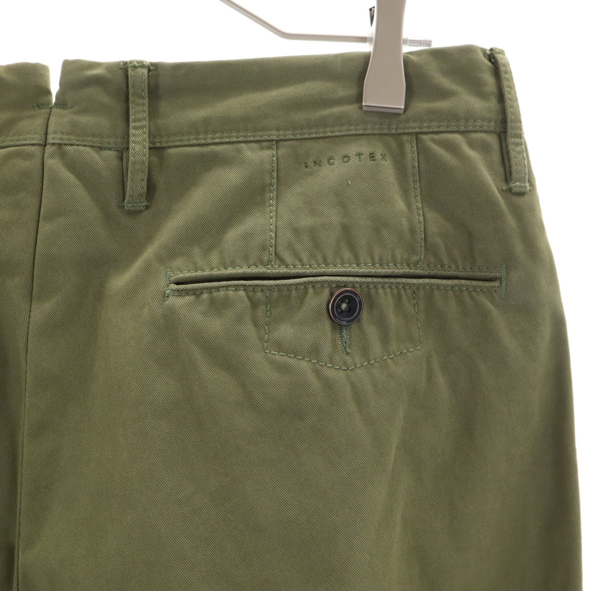 INCOTEX インコテックス パンツ W32 カーキ メンズ