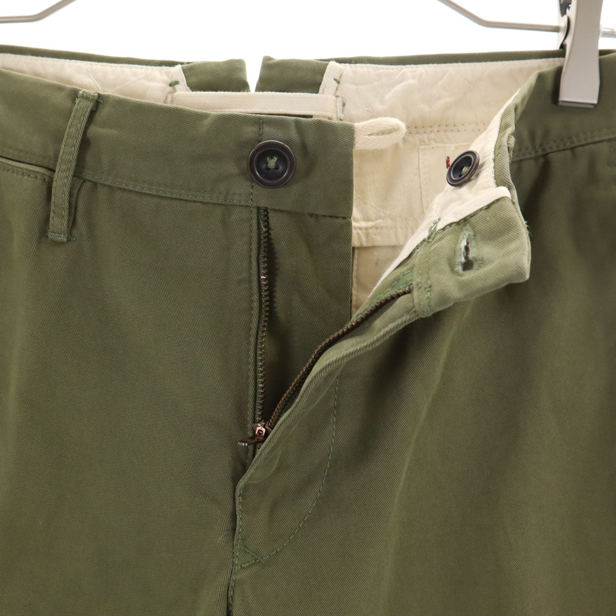 INCOTEX インコテックス パンツ W32 カーキ メンズ