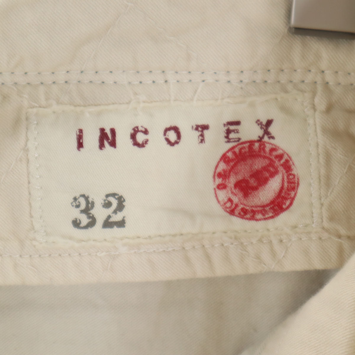 INCOTEX インコテックス パンツ W32 カーキ メンズ