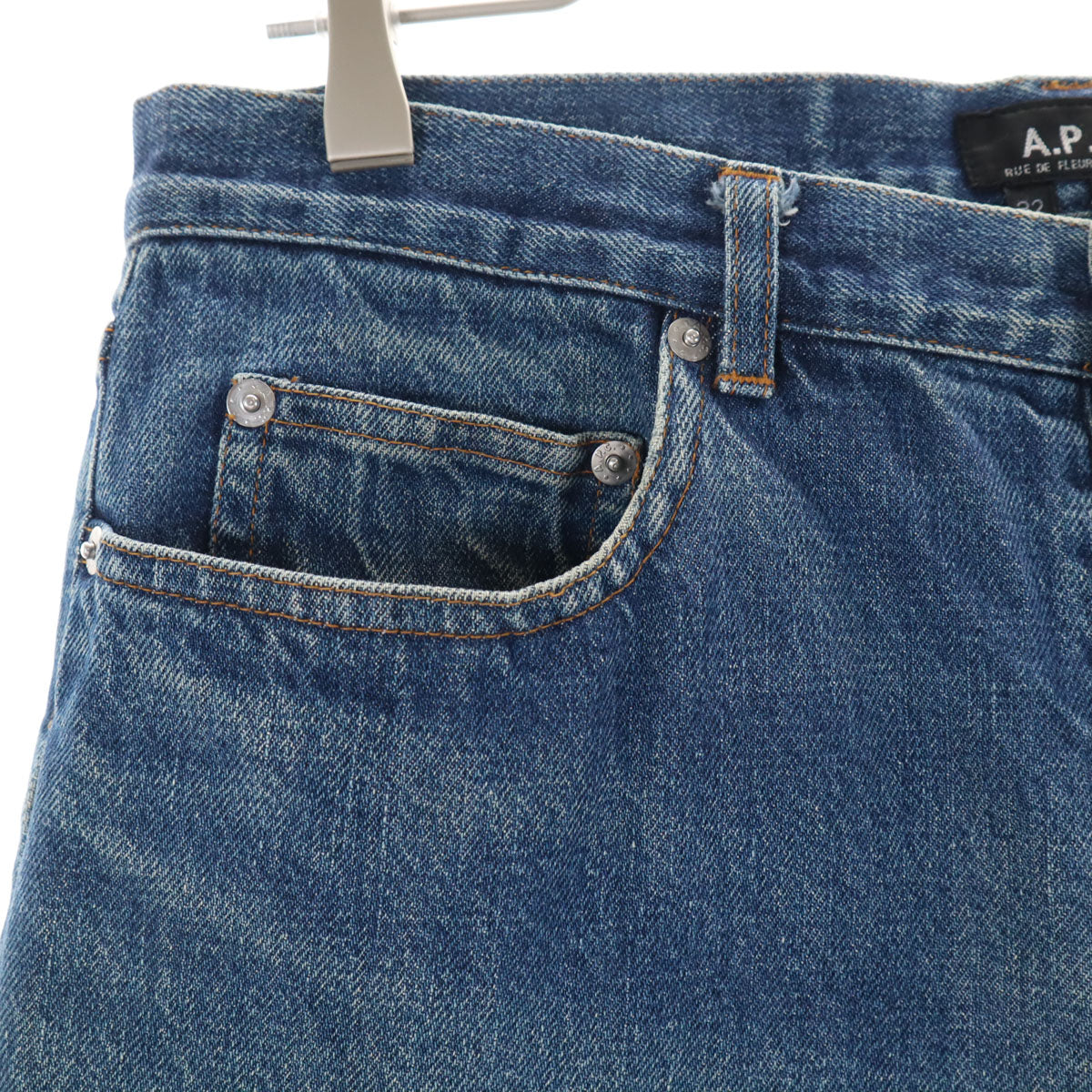 A.P.C. アーペーセー 日本製 デニムパンツ W32 ジーパン ボタンフライ メンズ