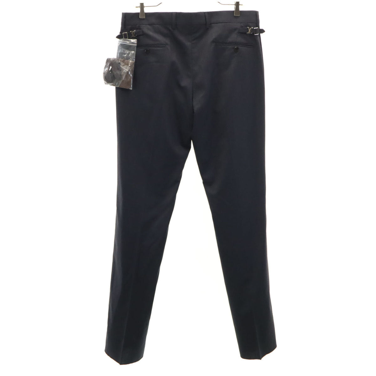LOUIS VUITTON ルイヴィトン イタリア製 スラックスパンツ 42 チャコールネイビー メンズ