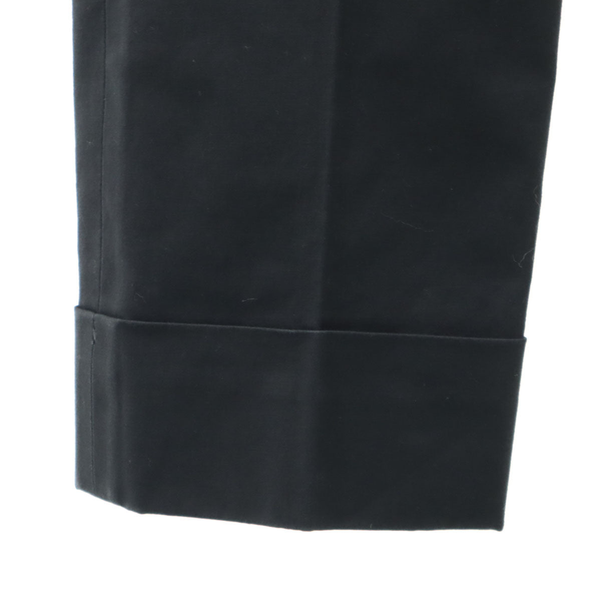 LOUIS VUITTON ルイヴィトン フランス製 テーパードパンツ 38 ブラック レディース