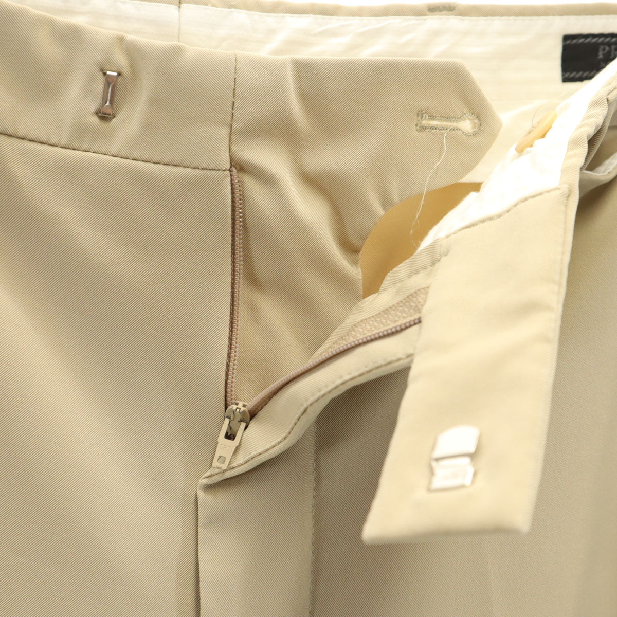 PRADA プラダ イタリア製 スラックスパンツ 48 ベージュ メンズ