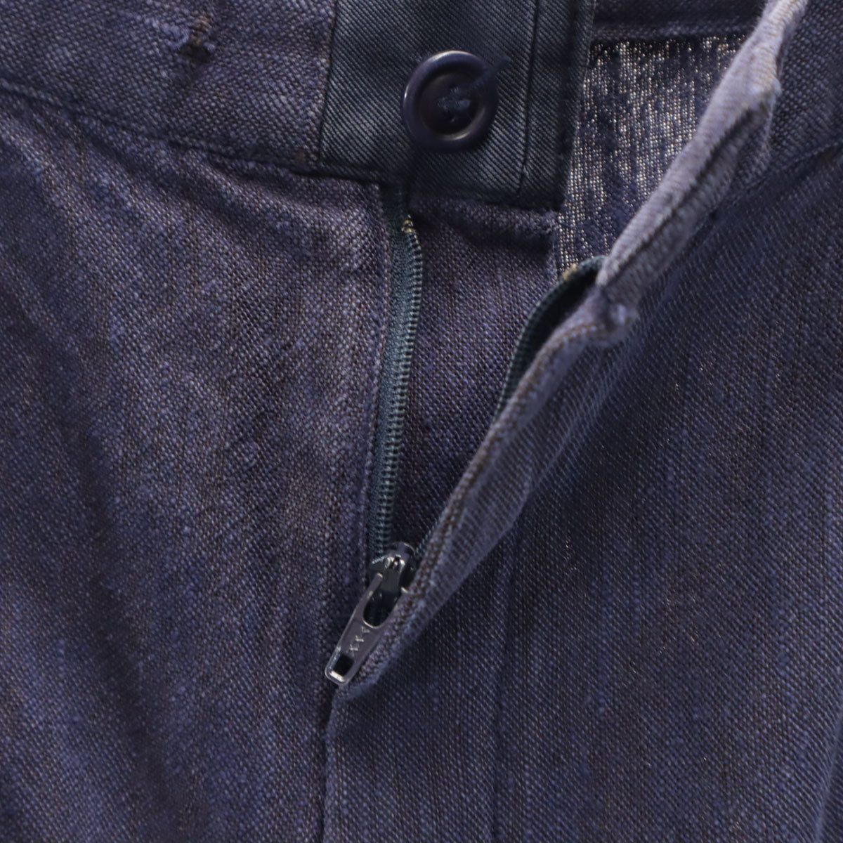 ISSEY MIYAKE イッセイミヤケ 70s 初期タグ クロップドパンツ パープル レディース