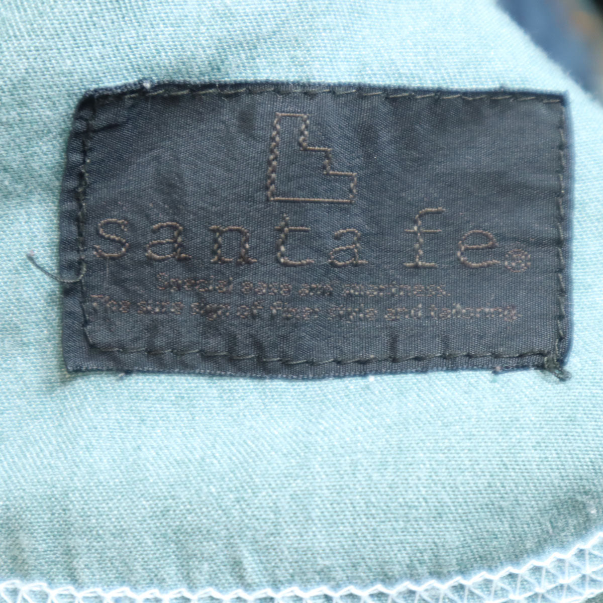 santa fe サンタフェ 日本製 インディゴ染め ロングパンツ インディゴブルー メンズ