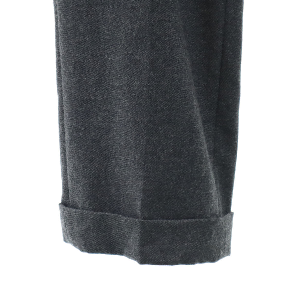 MACKINTOSH LONDON マッキントッシュロンドン フラノ生地 スラックスパンツ 88 チャコールグレー メンズ