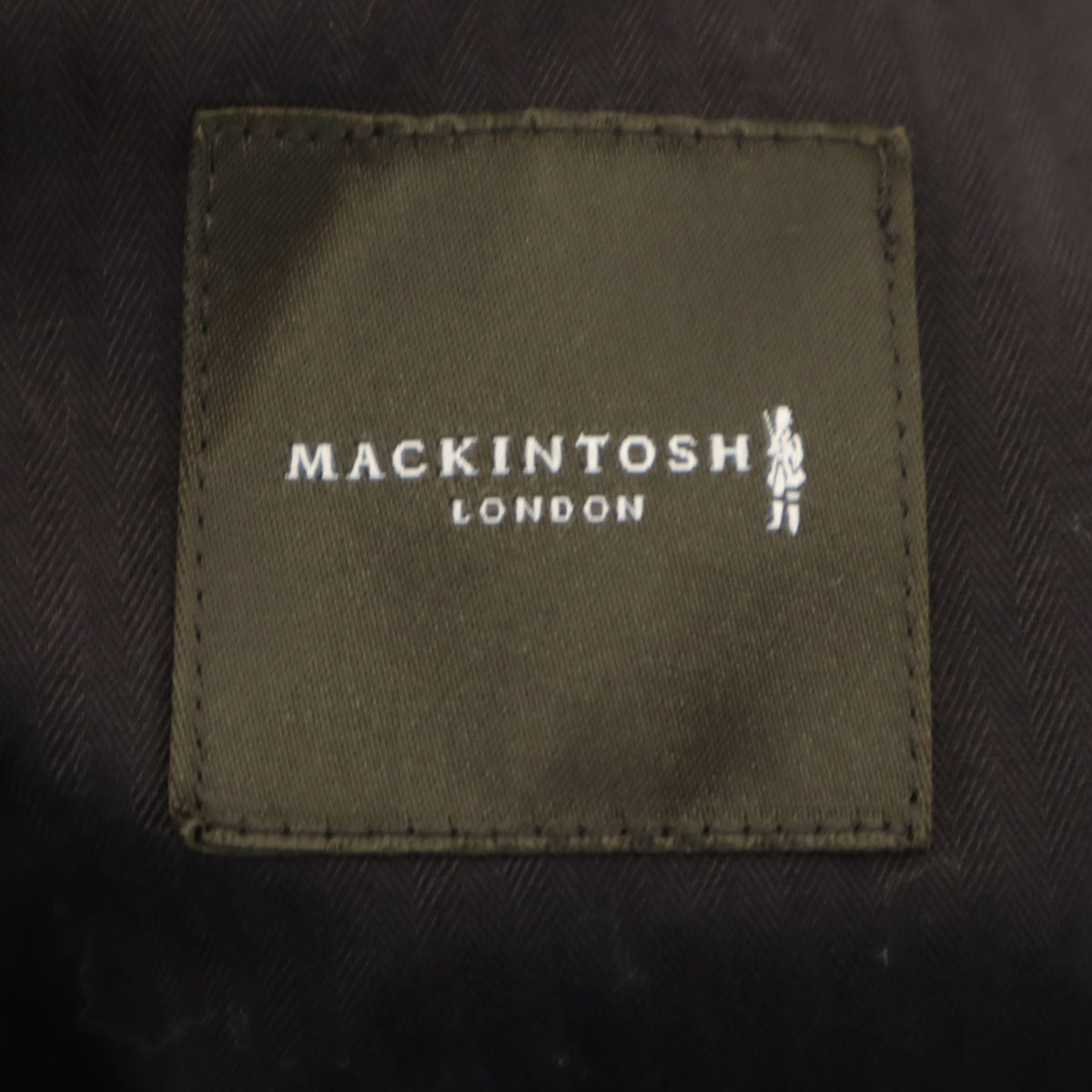 MACKINTOSH LONDON マッキントッシュロンドン フラノ生地 スラックスパンツ 88 チャコールグレー メンズ