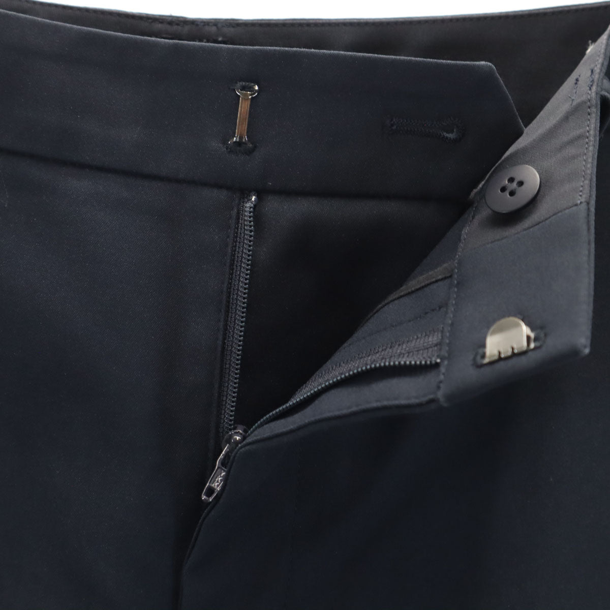 Mackintosh マッキントッシュ ロングパンツ 36 ネイビー ストレッチ レディース