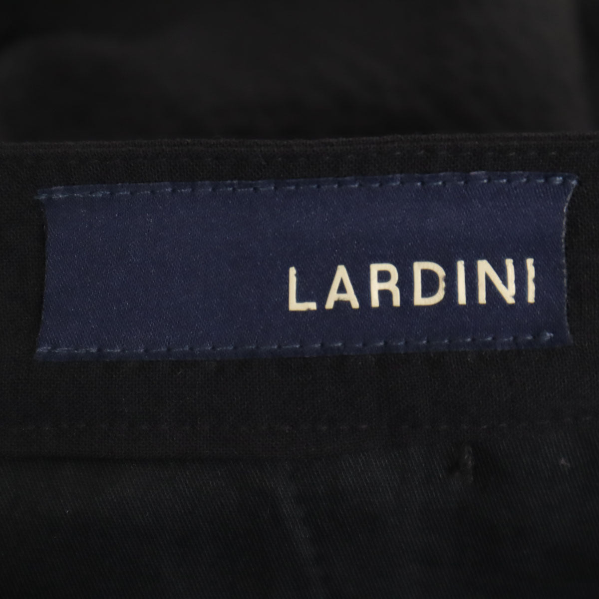 LARDINI ラルディーニ イタリア製 ロングパンツ 46 ブラック メンズ