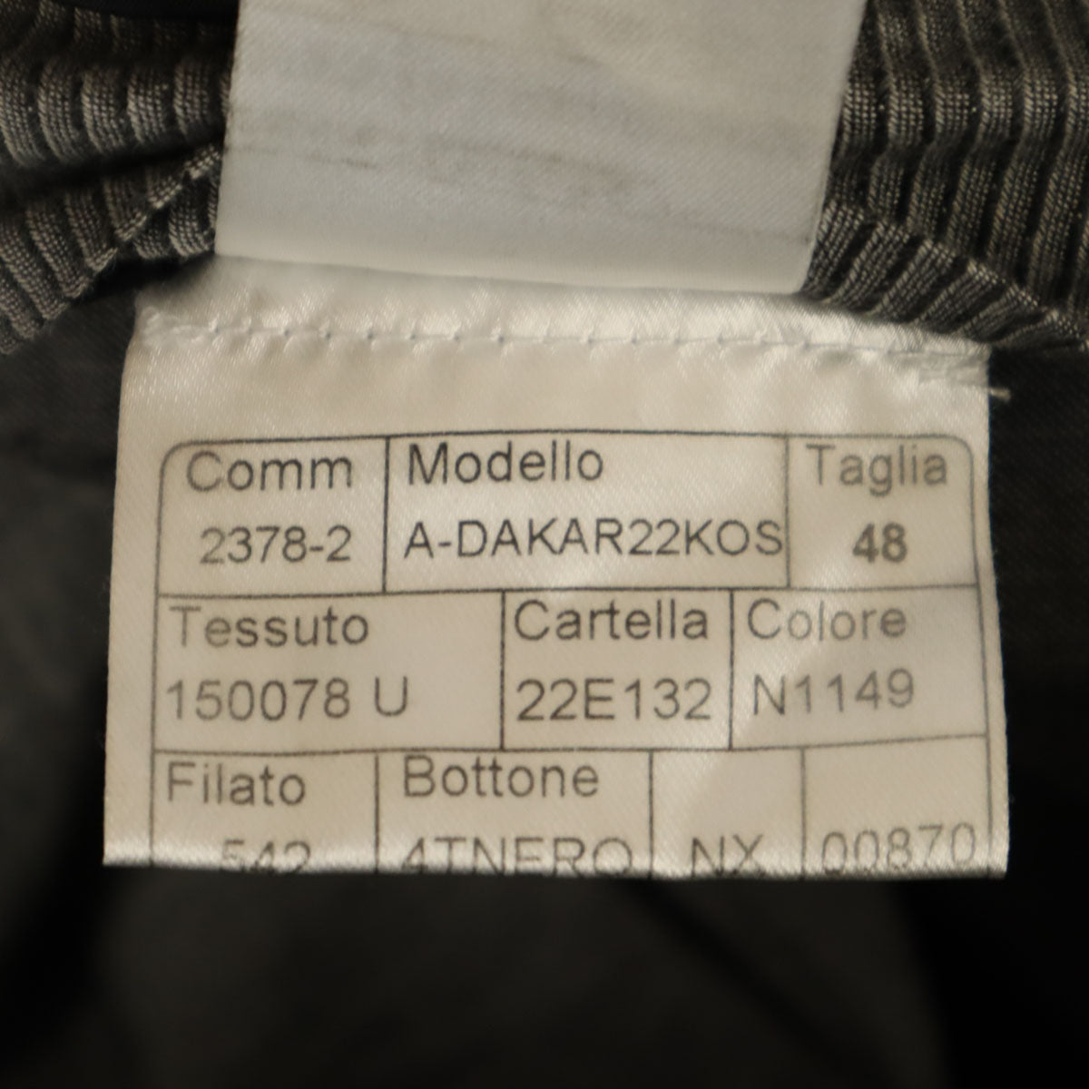 TAGLIATORE タリアトーレ イタリア製 ウールブレンド タック パンツ 48 グレー系 メンズ