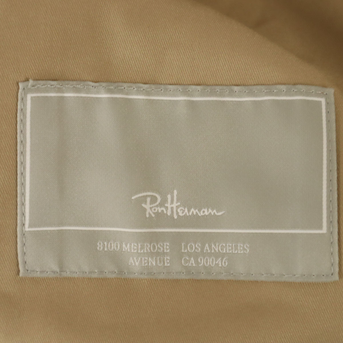 Ron Herman ロンハーマン ストレッチ ストレートパンツ L ベージュ系 メンズ