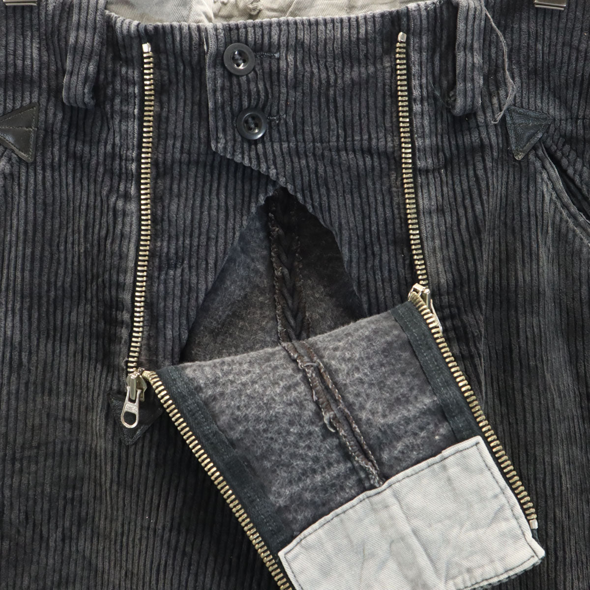 EURO WORK ユーロワーク ロガー コーデュロイ ロガー パンツ チャコールグレー ワーク メンズ