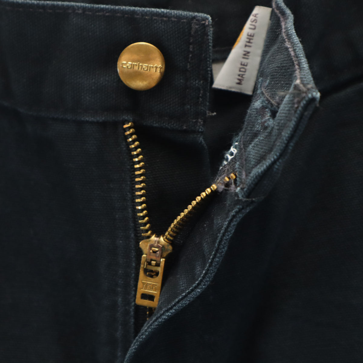 Carhartt カーハート USA製 ダブルニー ダック ワークパンツ ブラック メンズ