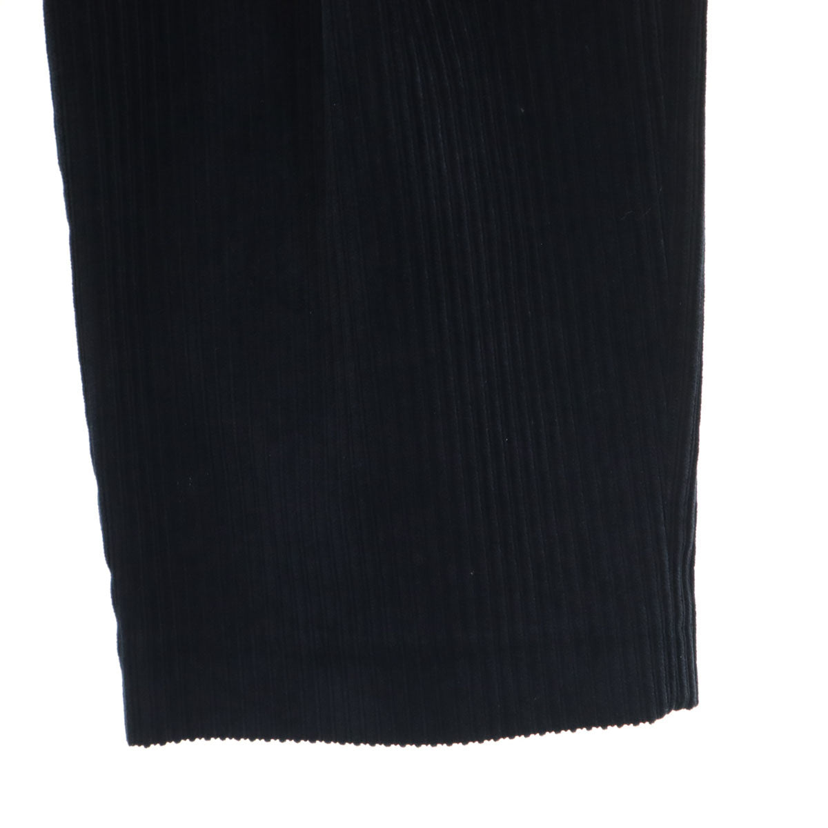 STUDIO NICHOLSON スタジオニコルソン ポルトガル製 コーデュロイ ワイドパンツ 1 濃紺 シンチバック レディース