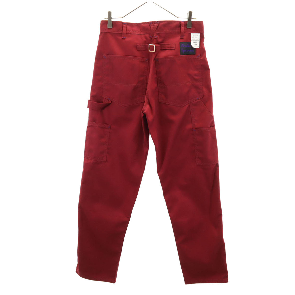 Needles Sportswear ニードルズスポーツウェア USA製 ペインターパンツ W30 ボルドー系 メンズ