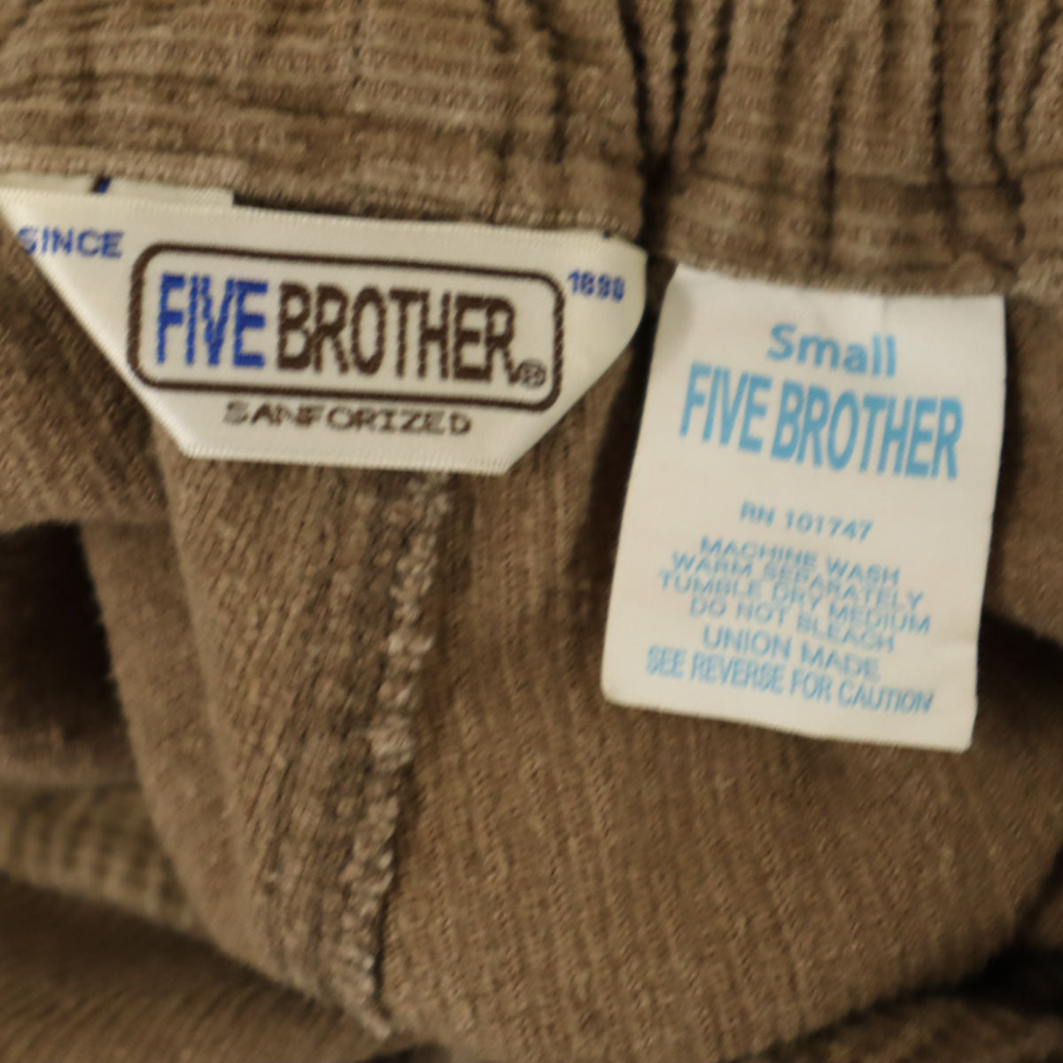 FIVE BROTHER ファイブブラザー コーデュロイパンツ S ブラウン系 メンズ