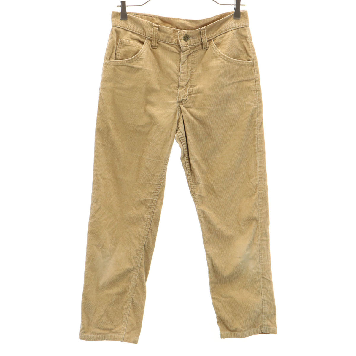 Lee リー 80s USA製 ヴィンテージ コーデュロイパンツ W29 ベージュ TALONジップ メンズ