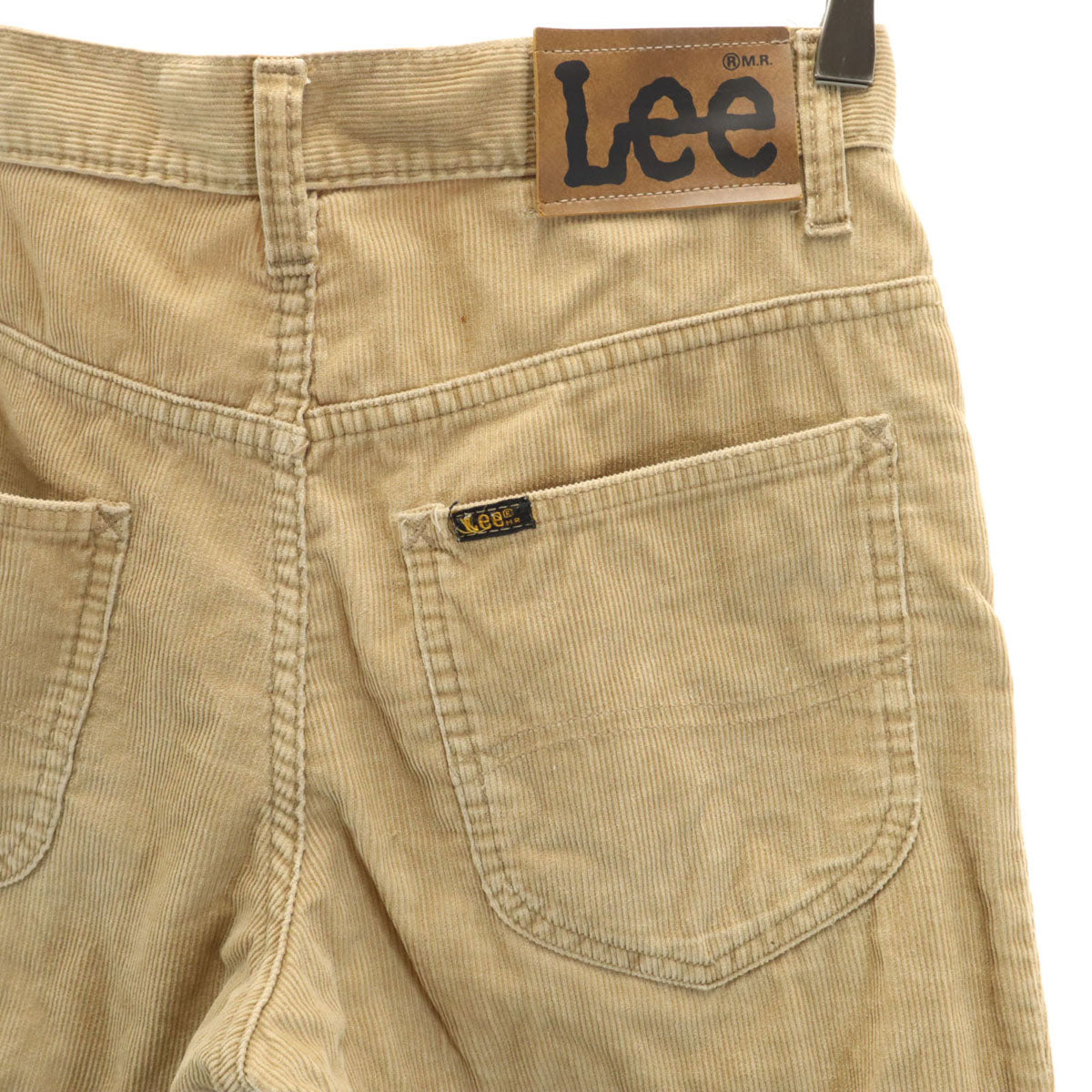 Lee リー 80s USA製 ヴィンテージ コーデュロイパンツ W29 ベージュ TALONジップ メンズ