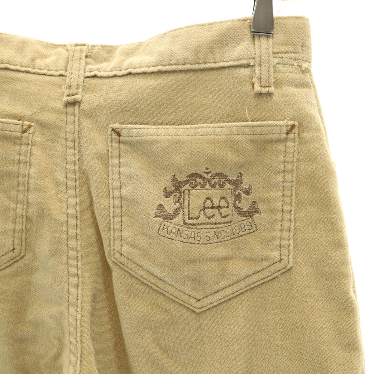 Lee リー 80s USA製 ヴィンテージ フレアパンツ W30 ベージュ メンズ