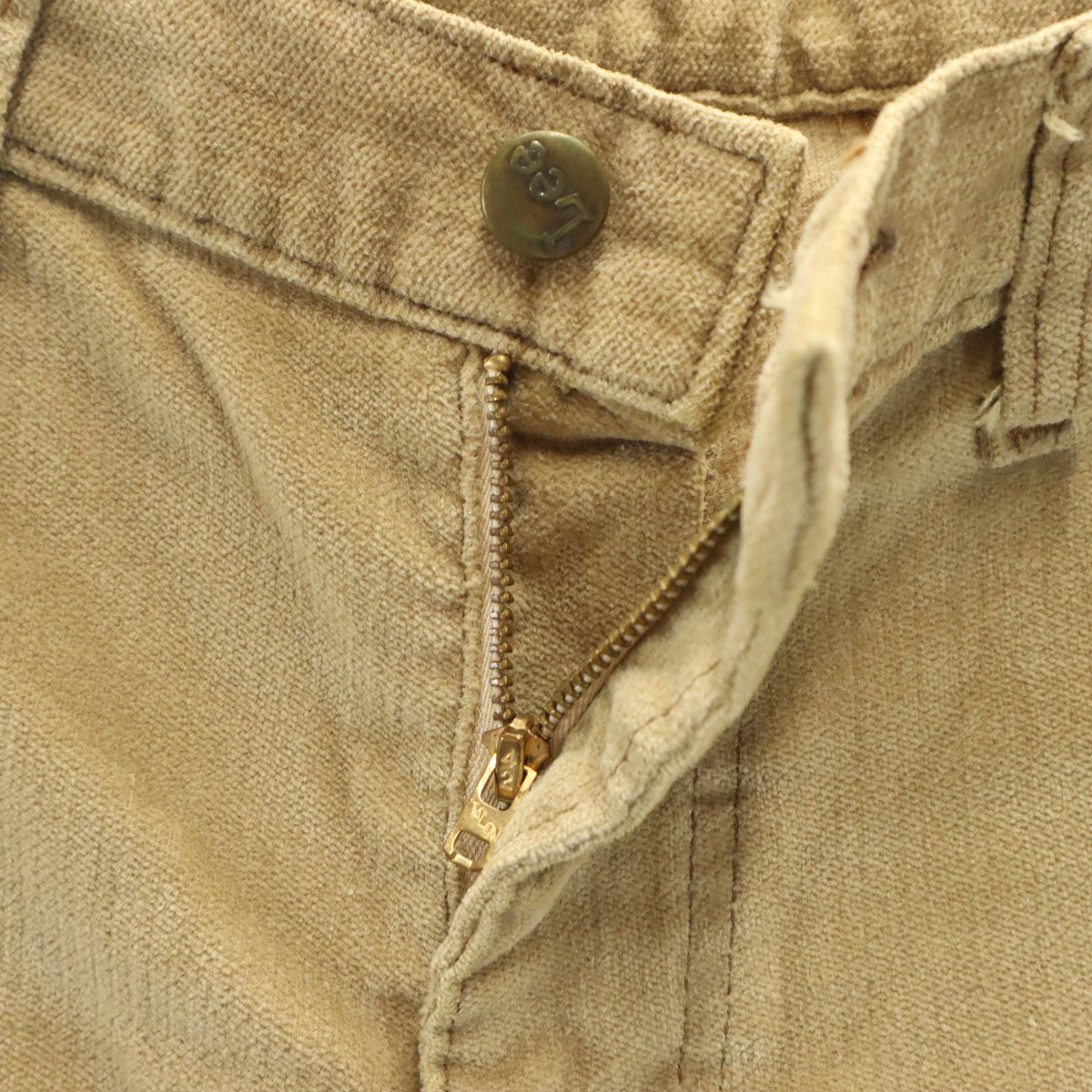 Lee リー 80s USA製 ヴィンテージ フレアパンツ W30 ベージュ メンズ