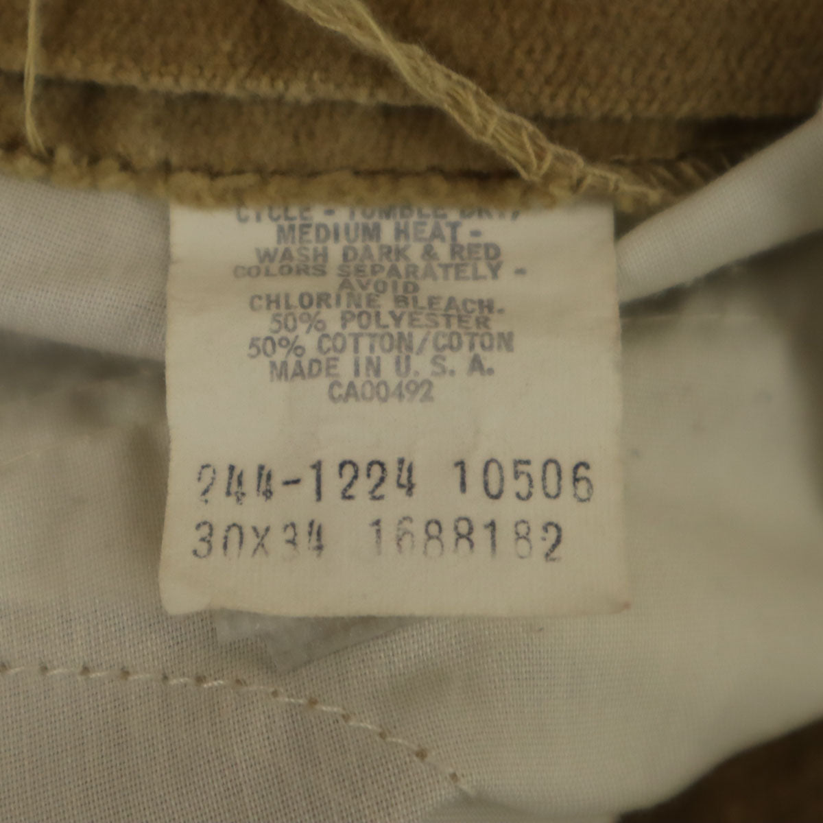 Lee リー 80s USA製 ヴィンテージ フレアパンツ W30 ベージュ メンズ