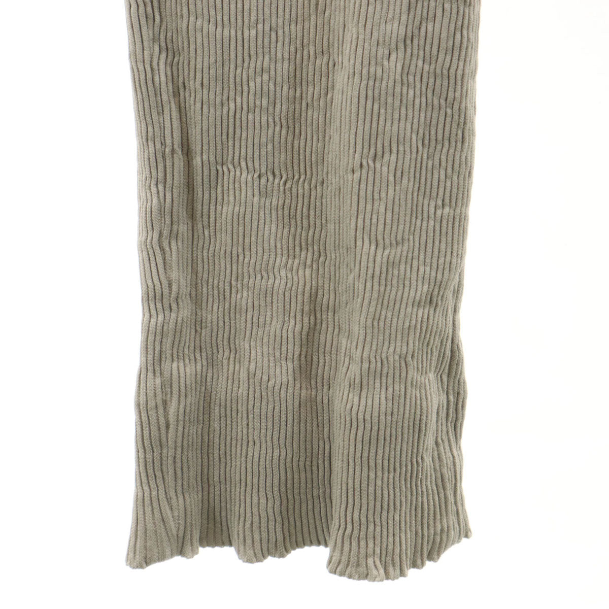 GIORGIO ARMANI ジョルジオアルマーニ イタリア製 プリーツリブ加工 ロングパンツ 54R グレージュ メンズ