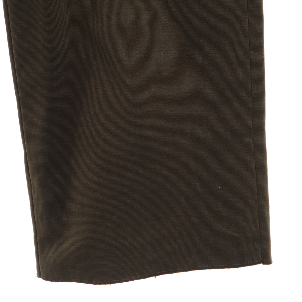 HERMES エルメス イタリア製 モールスキン スラックスパンツ 52 ダークブラウン メンズ