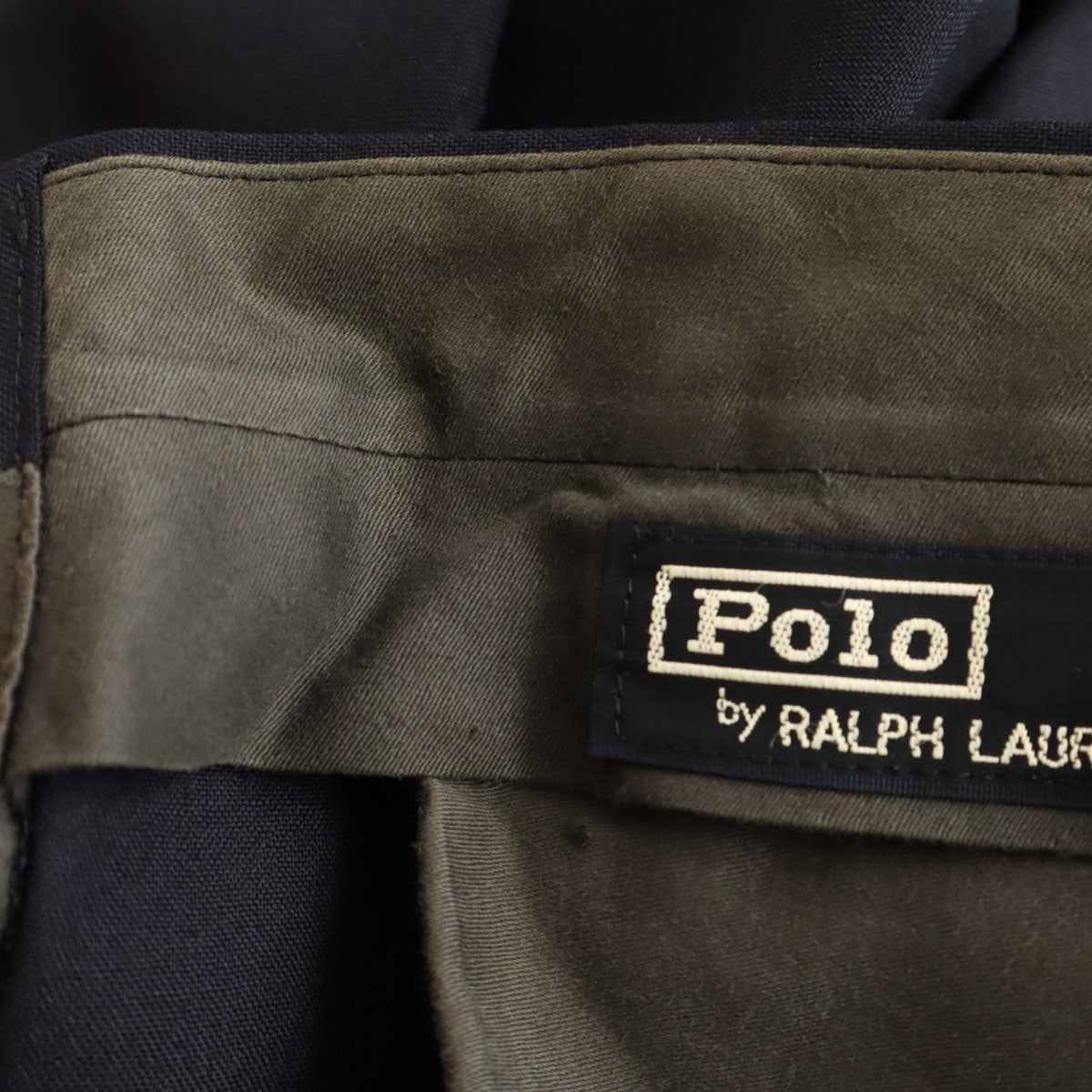 Polo by Ralph Lauren ポロバイラルフローレン 90s オールド ウールパンツ ネイビー系 メンズ