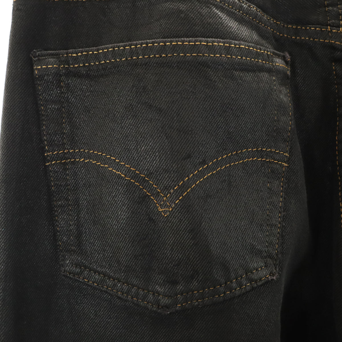 Levi's リーバイス 90s オールド USA製 ストレッチ ストレートデニムパンツ w32 ブラック系 ボタンフライ メンズ