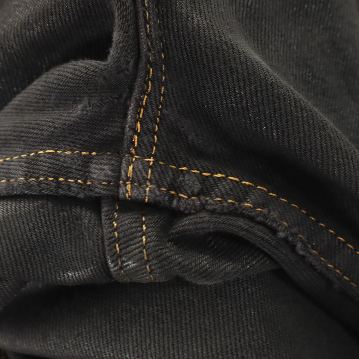 Levi's リーバイス 90s オールド USA製 ストレッチ ストレートデニムパンツ w32 ブラック系 ボタンフライ メンズ